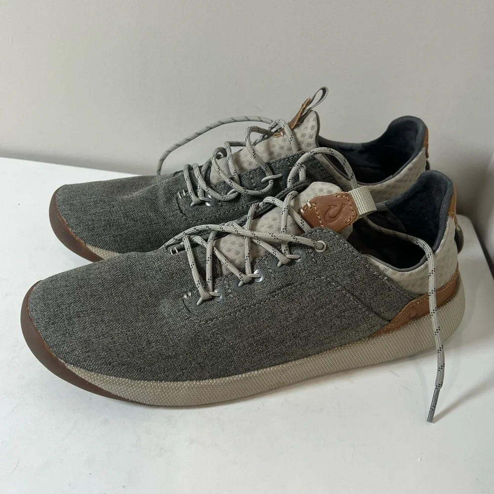 OluKai Size 9 Nanea Li Banyan Sneakers On the Edge Like New Condition